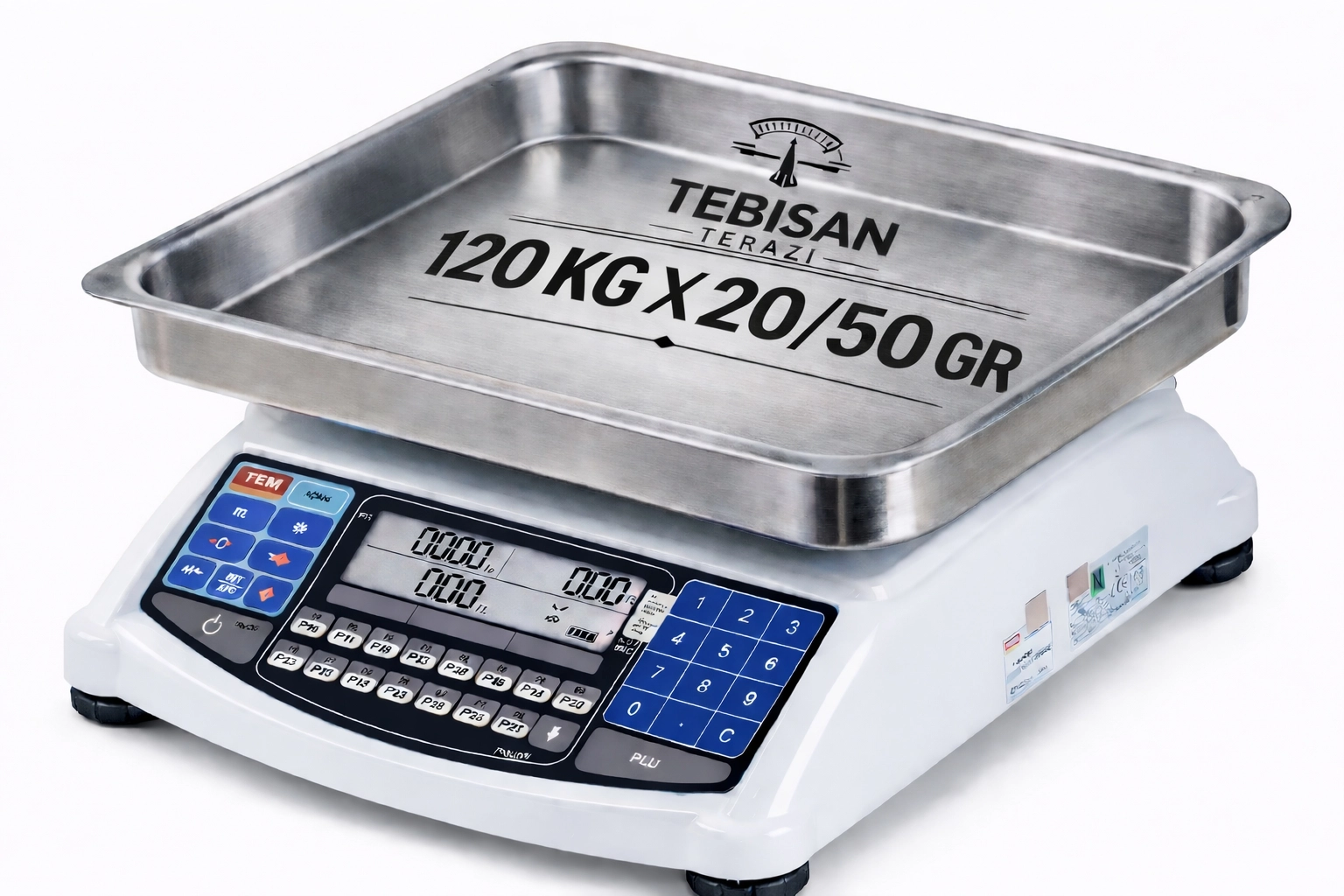 TEM ATA 120KG 20/50GR FİYAT HESAPLAMALI TERAZİ