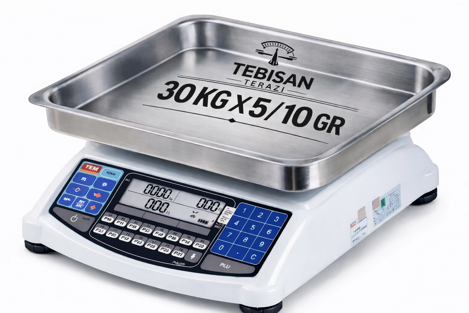 TEM ATA 30KG 5/10GR FİYAT HESAPLAMALI TERAZİ