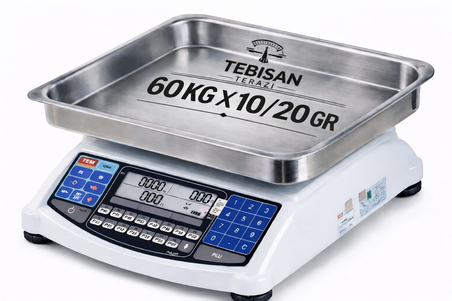 TEM ATA 60KG 10/20GR FİYAT HESAPLAMALI TERAZİ