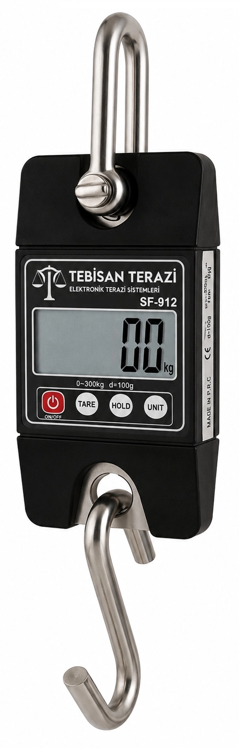 TEM ÇENGEL BASKÜLÜ 300KG 50GR TARTIM SF912