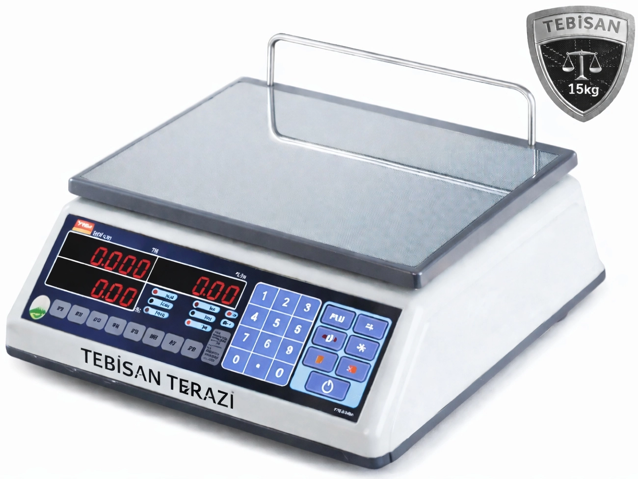 TEM EGE 15KG 2/5GR FİYAT HESAPLAMALI TERAZİ