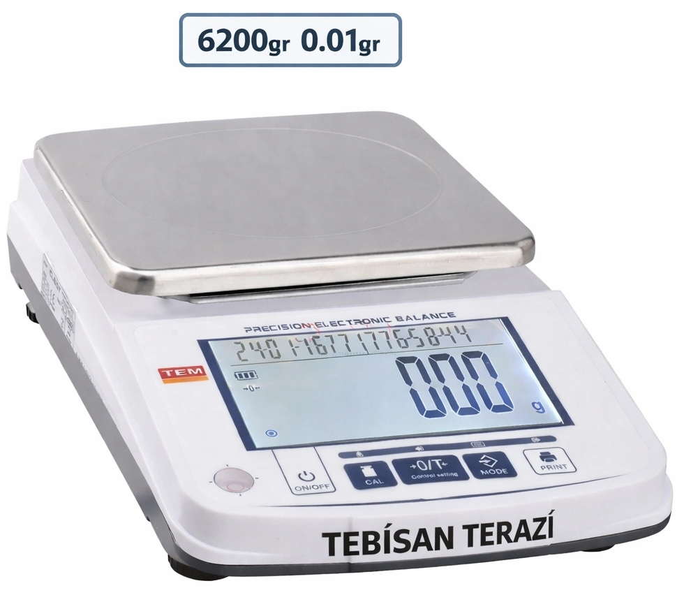 TEM IBM-6200 6200GR 0,01GR HASSAS TERAZİ