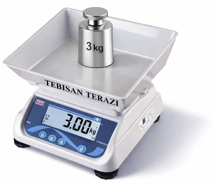 TEM EKO3 3KG 0,1GR TARTIM TERAZİSİ