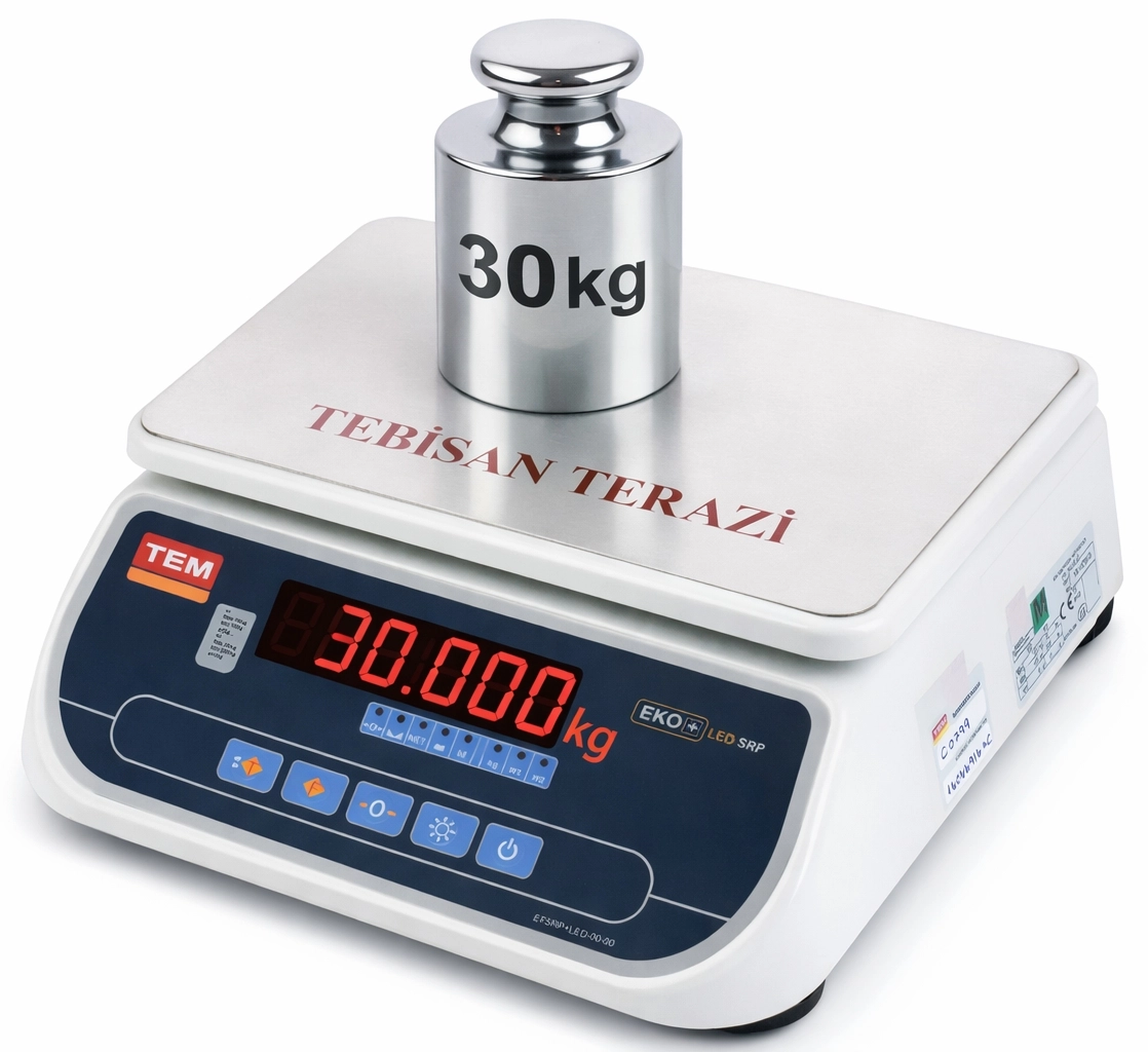 TEM SRP30 30KG 1GR TARTIM TERAZİSİ