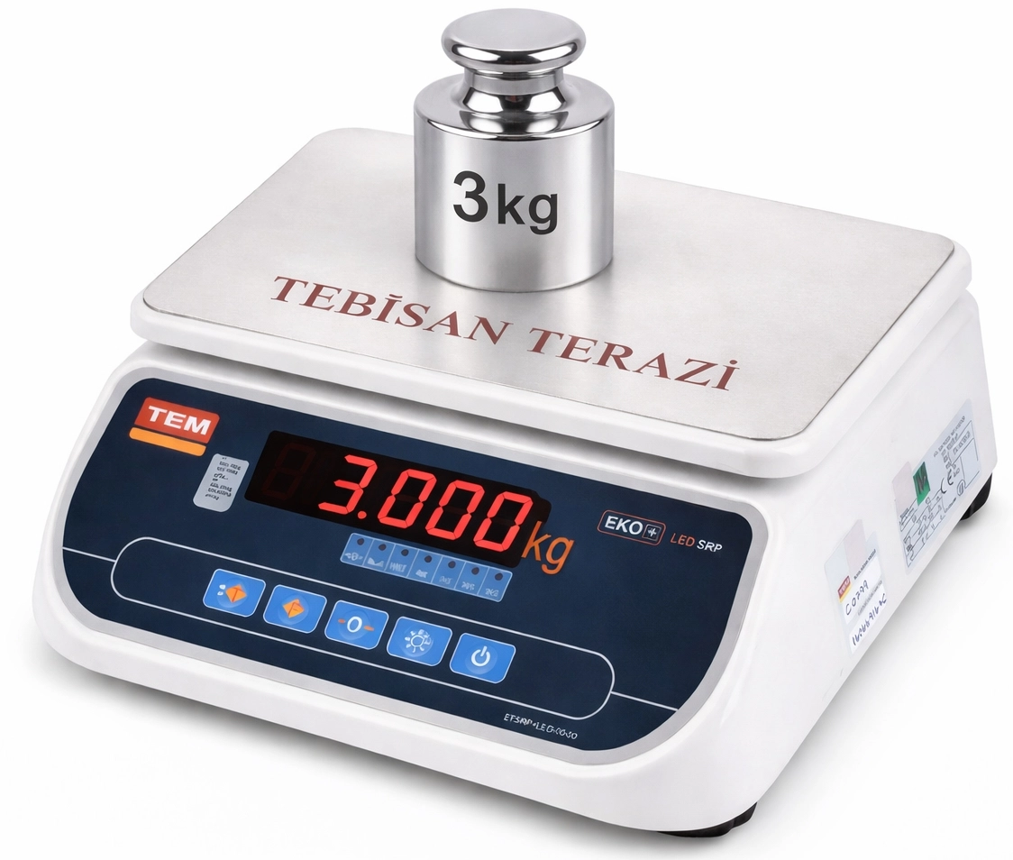 TEM SRP3 3KG 0,1GR TARTIM TERAZİSİ