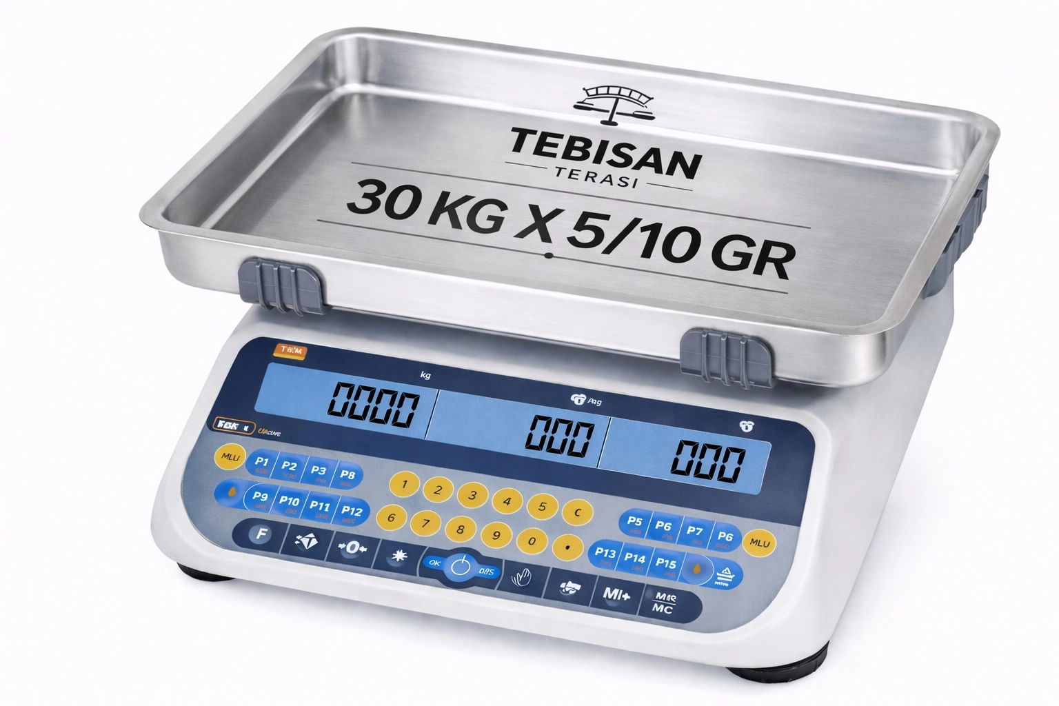 TEM SRP-PZR 30KG 5/10GR FİYAT HESAPLAMALI TERAZİ