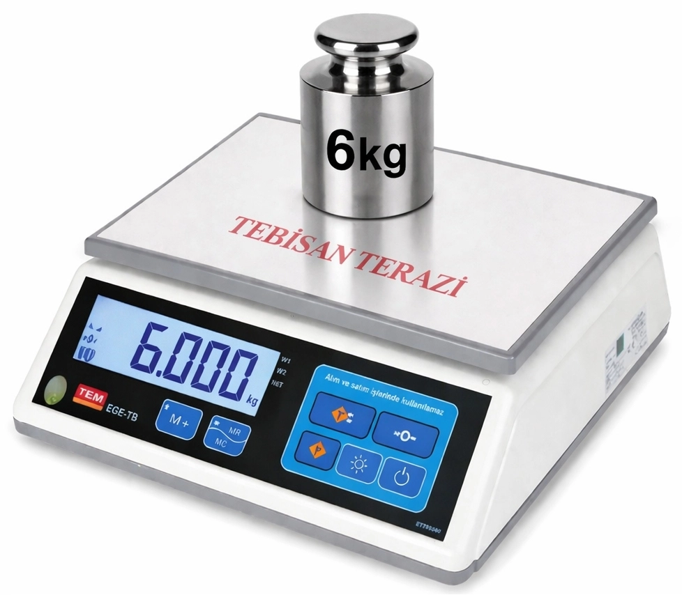 TEM TB6 6KG 0,2GR TARTIM TERAZİSİ