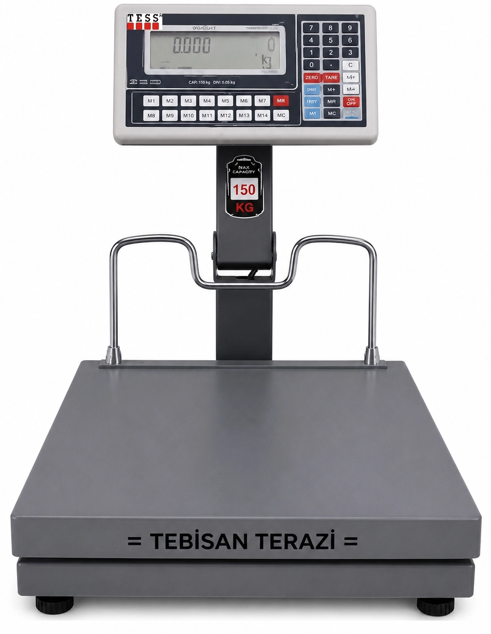 TESS FH 150KG 20/50GR KATLANIR BOYUNLU FİYAT HESAPLAMALI BASKÜL 45x45 CM