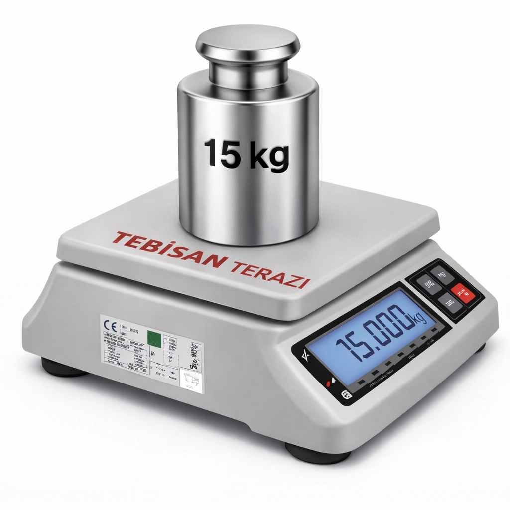 TESS BT15 15KG 2/5GR ONAYLI TARTIM TERAZİSİ