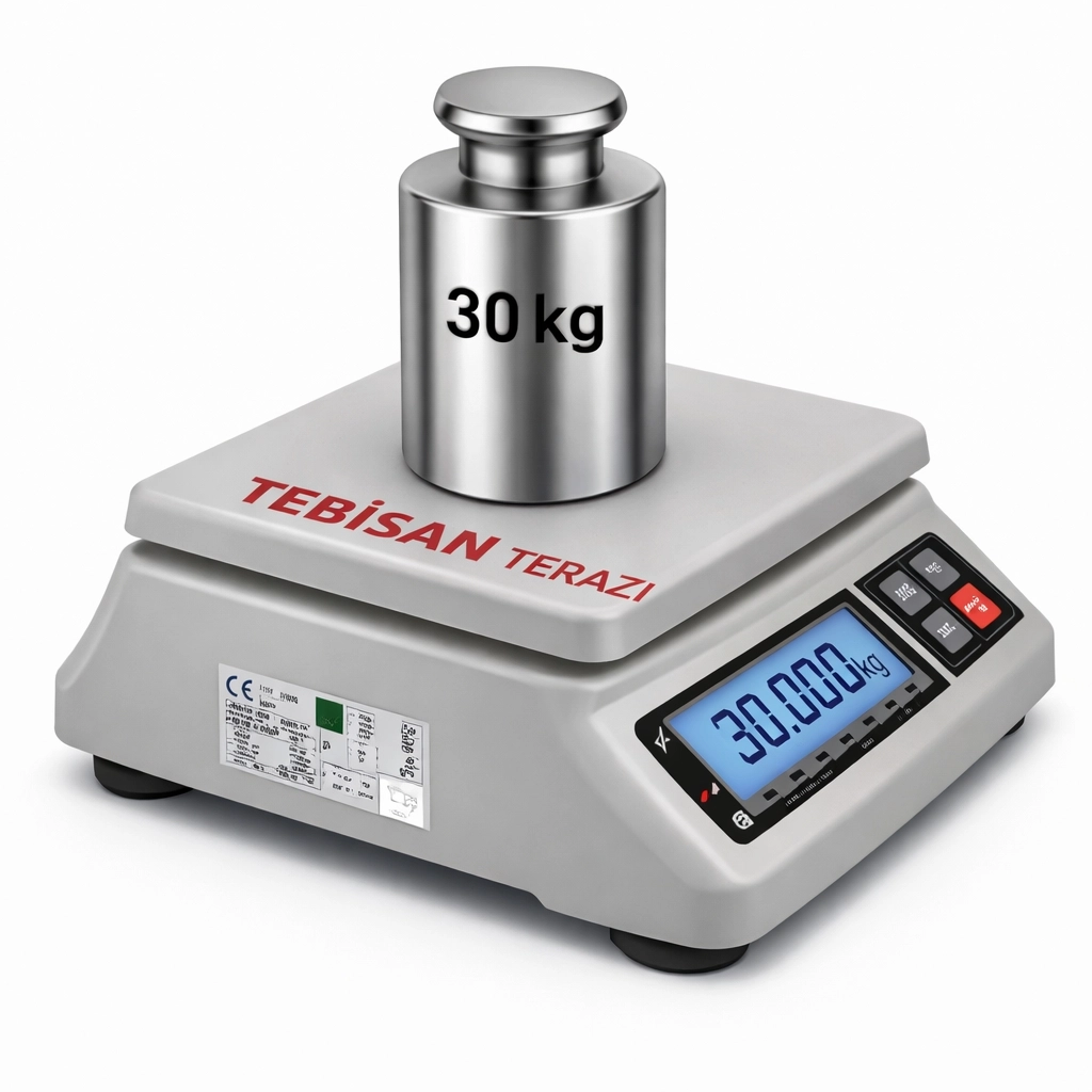 TESS BT30 30KG 5/10GR ONAYLI TARTIM TERAZİSİ