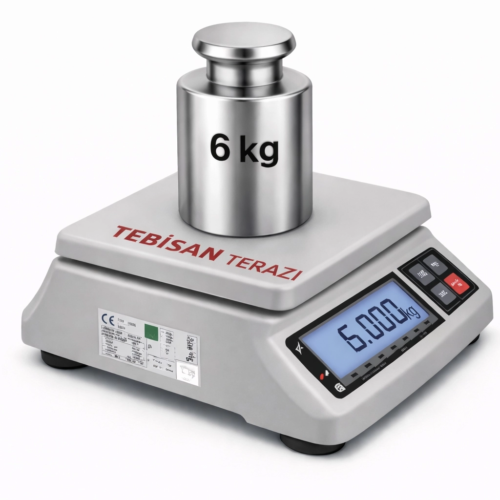 TESS BT6 6KG 1/2GR ONAYLI TARTIM TERAZİSİ