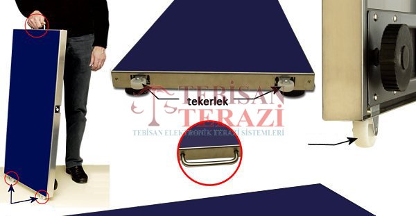 DİKOMSAN VETERİNER BASKÜLÜ 150KG 50GR 55x95 TARTIM V-RAW