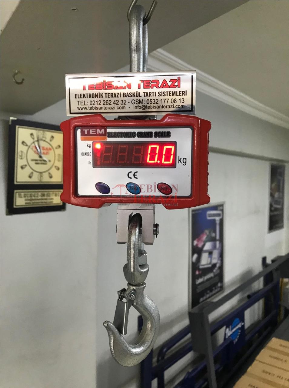 TEM ÇENGEL BASKÜLÜ 500KG 200GR TARTIM CSH