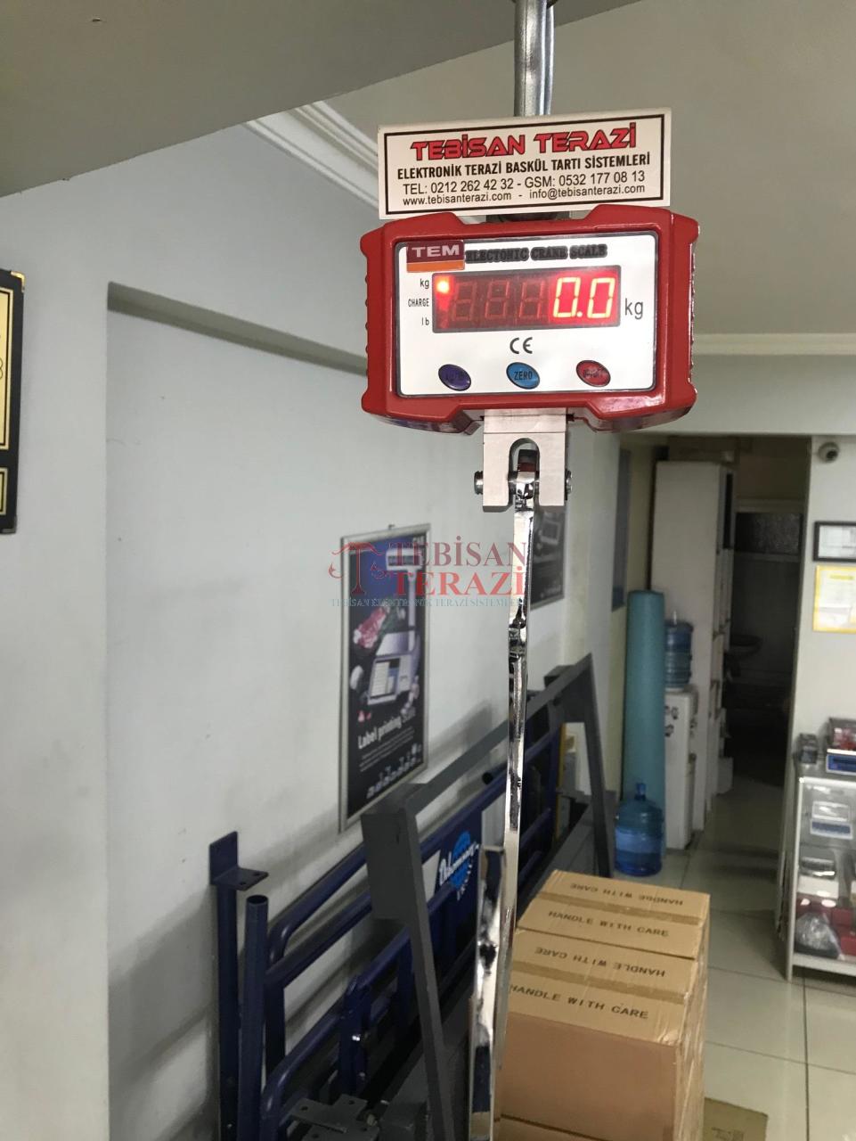 TEM ÇENGEL BASKÜLÜ 500KG 200GR KASAP KANCALI TARTIM CSH